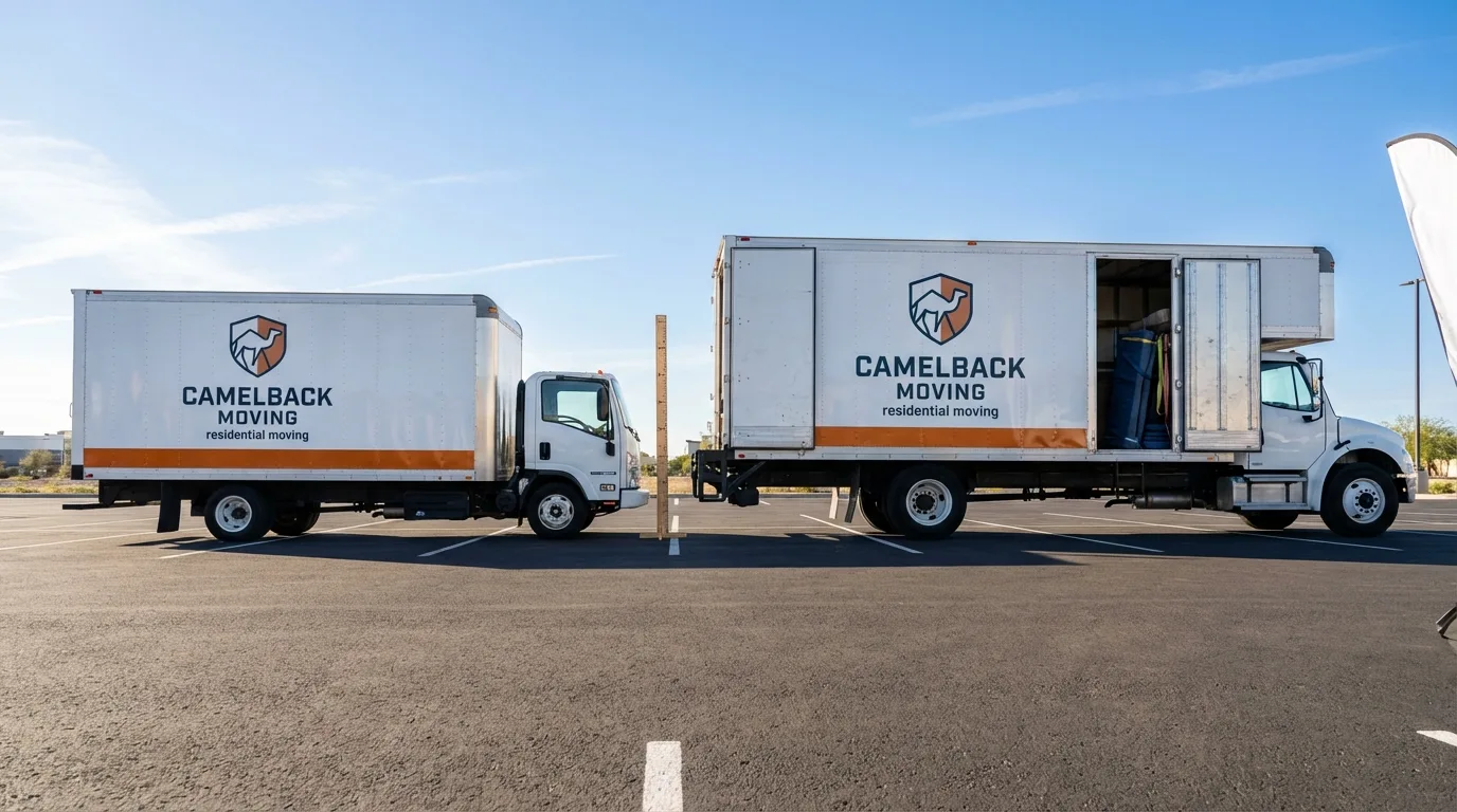 Moving truck size capacity guide in Yutan